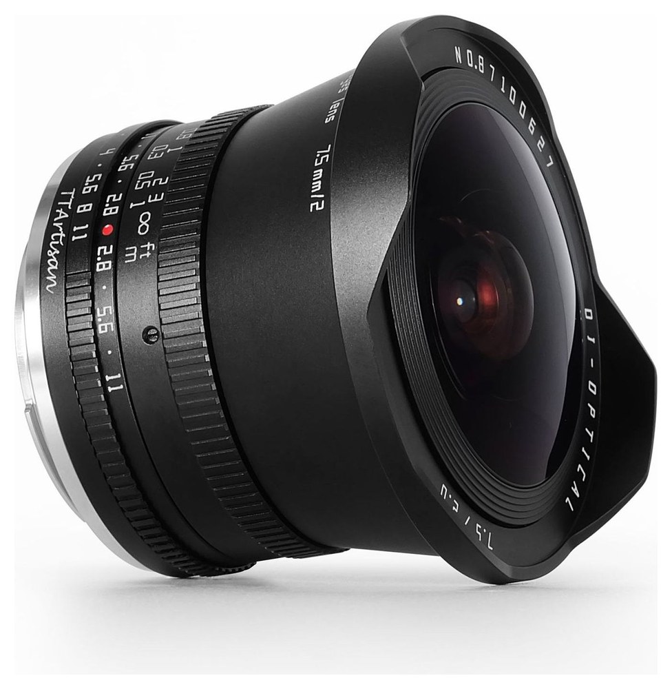 TTArtisan APS-C 7.5mm F2 Fisheye – Optika iz 11 elementov