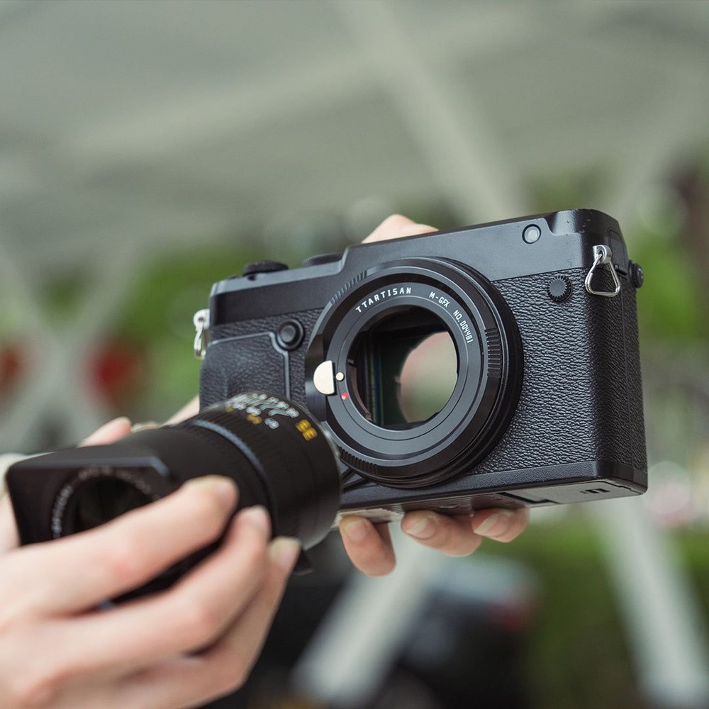TTArtisan C06B Leica M – Fujifilm GFX – Namestitev objektiva Leica M