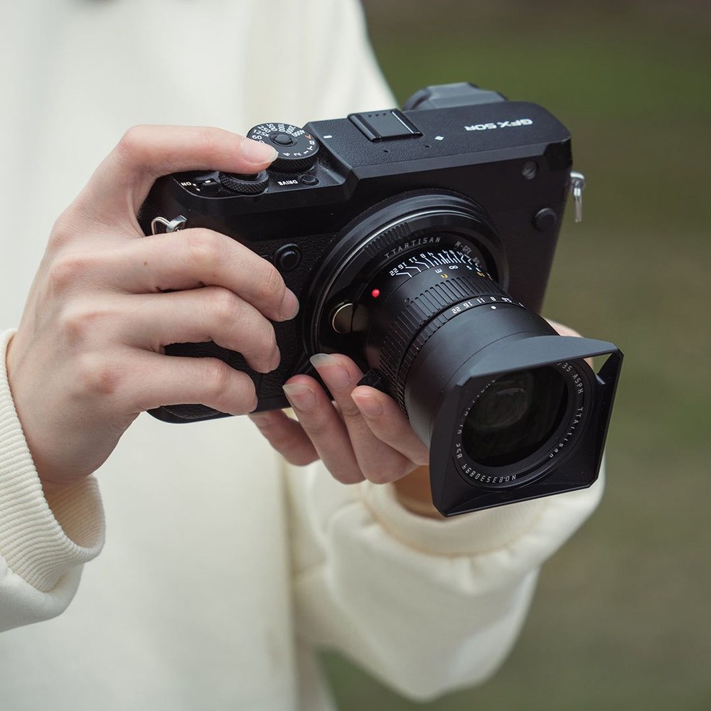 TTArtisan C06B Leica M – Fujifilm GFX – Ročno upravljanje objektivov Leica M
