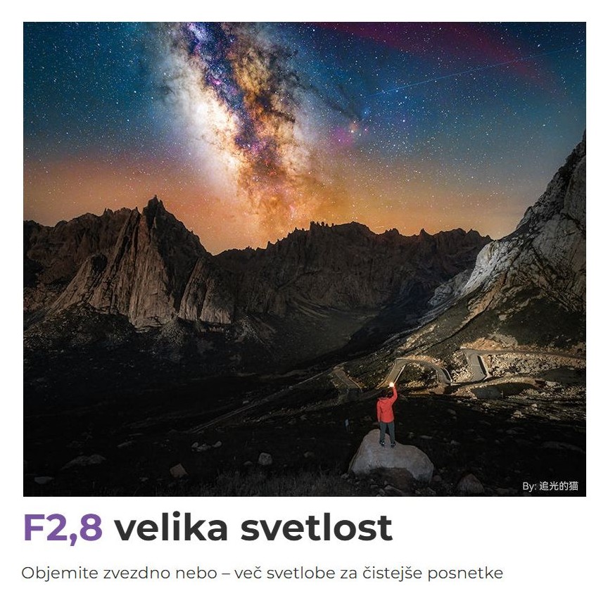 TTArtisan 14mm F2.8 – Svetlobna moč F2,8 za nočno nebo