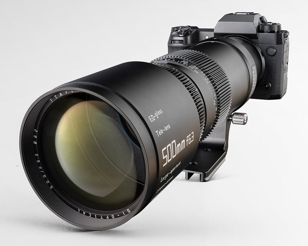TTArtisan 500mm F6.3 – Navoj za filtre 82 mm