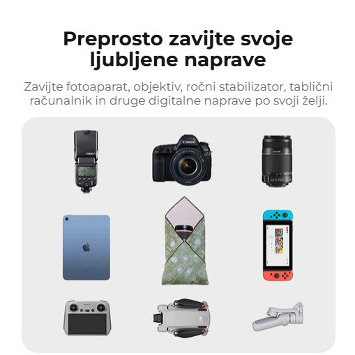 Ulanzi ochranný wrap 43 cm, zelený vzor – Na techniku všeho druhu
