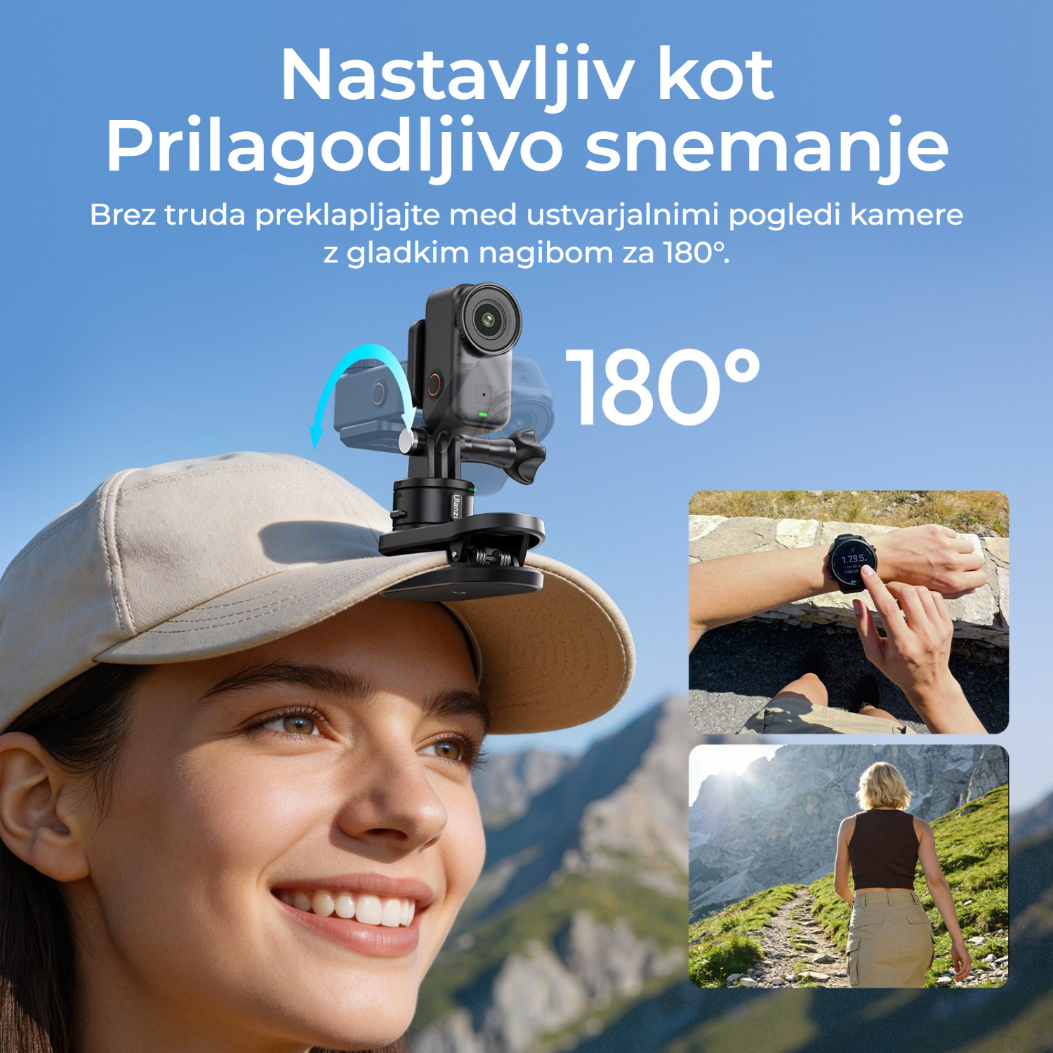 Ulanzi OA25 – Horizontálně, vertikálně i pod úhlem