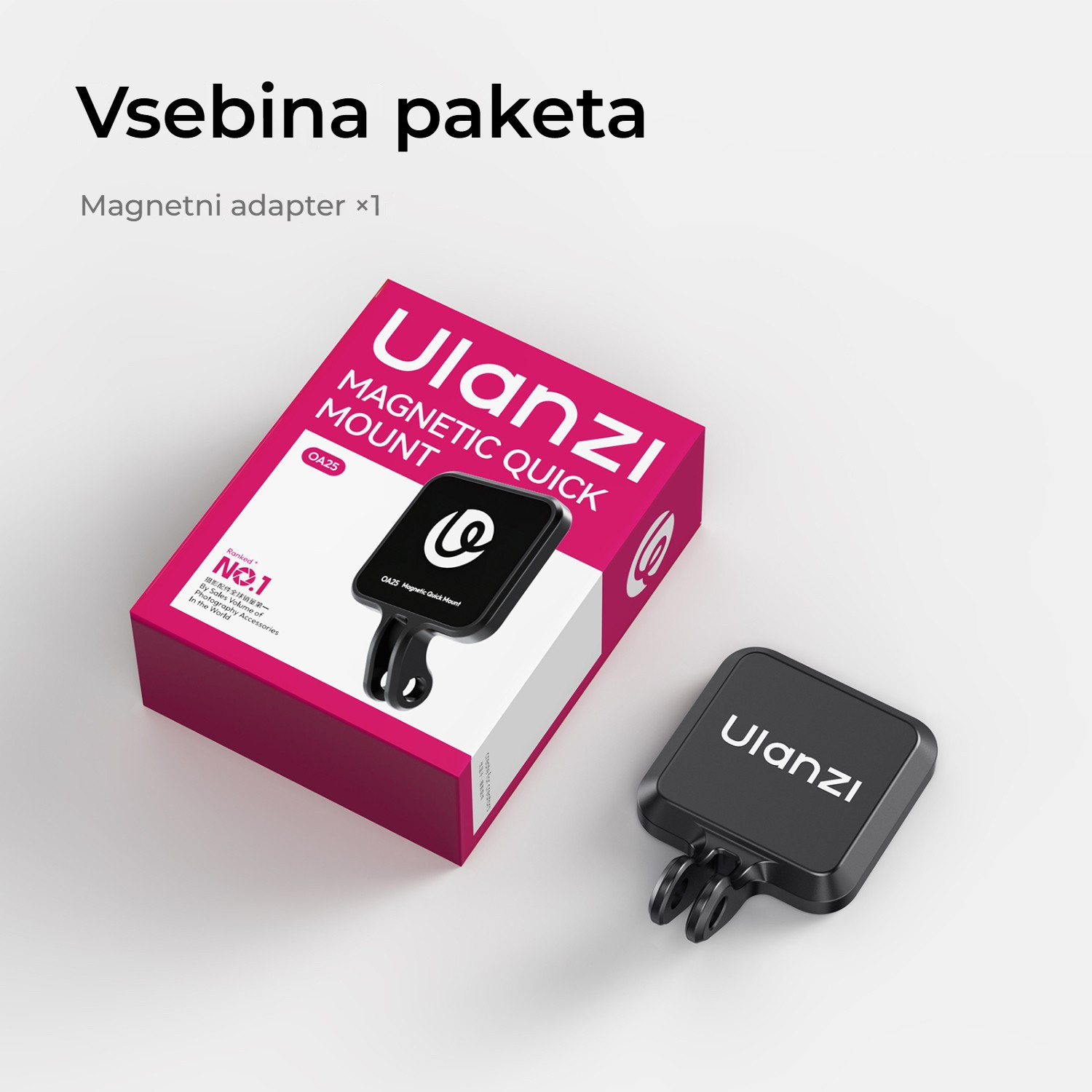 Ulanzi OA25 – Co je v balení