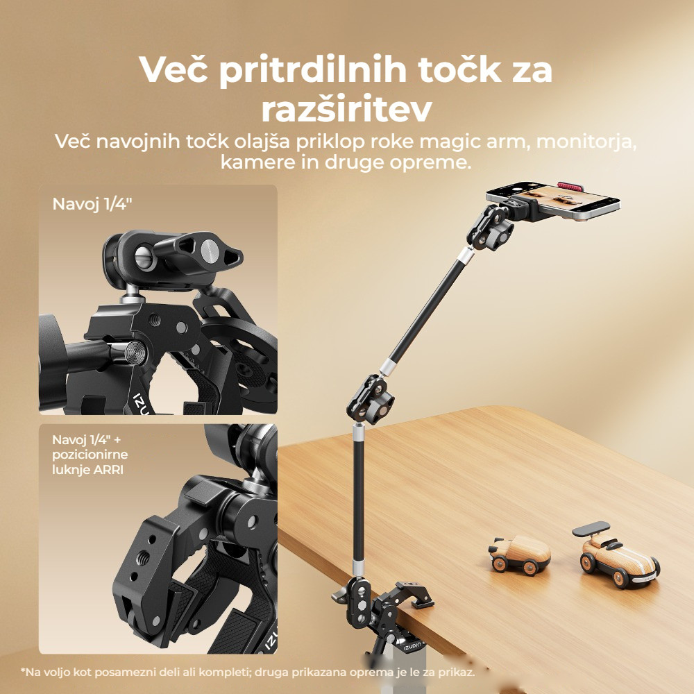 Ulanzi EA03 – Více upínacích bodů