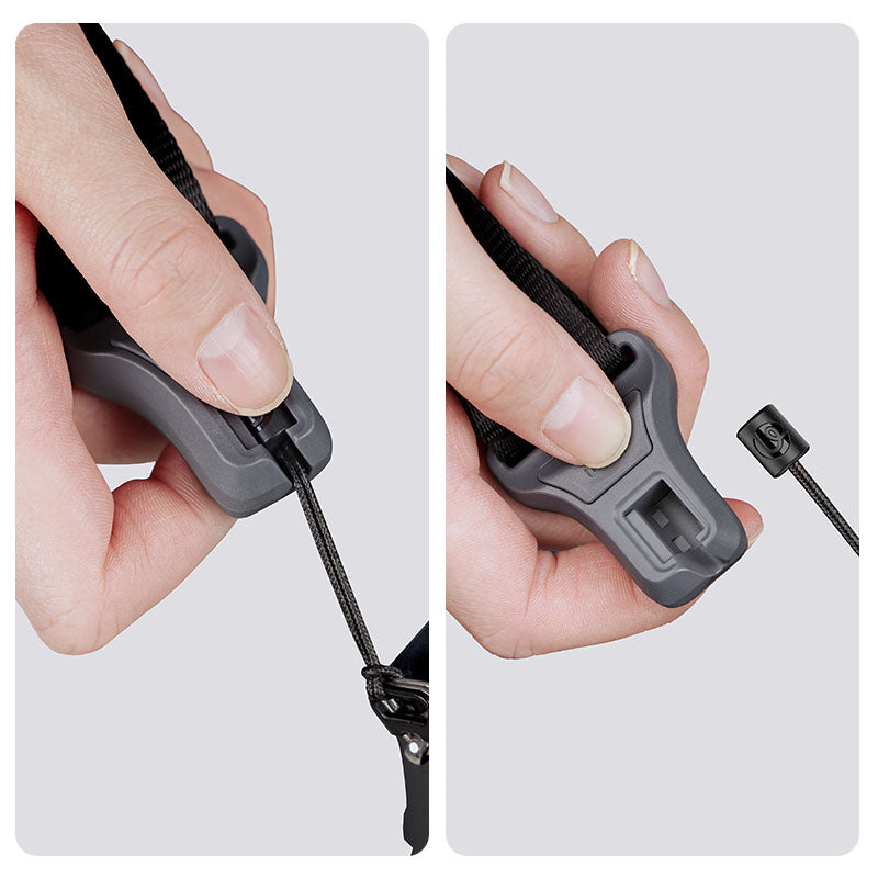 Ulanzi CSS1 U-Snap Camera Shoulder Strap (Mercury Silver) – Systém U-Snap pro rychlé připnutí