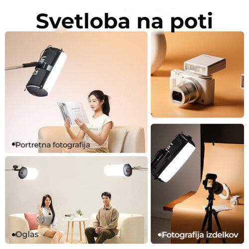 Ulanzi AL120 nafukovací LED světlo – Portrét, reklama, produktové foto
