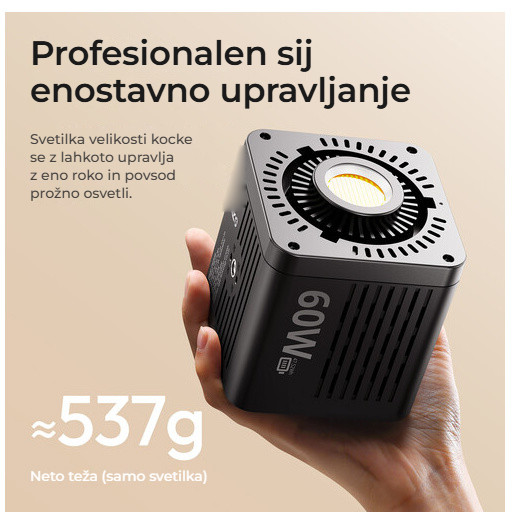 Ulanzi C60 Bi-Color LED světlo – Kostka do jedné ruky