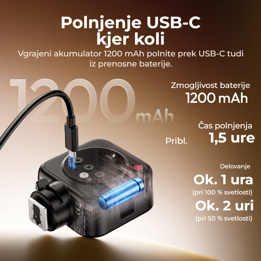 Ulanzi F8 – Akumulátor 1200 mAh s USB-C
