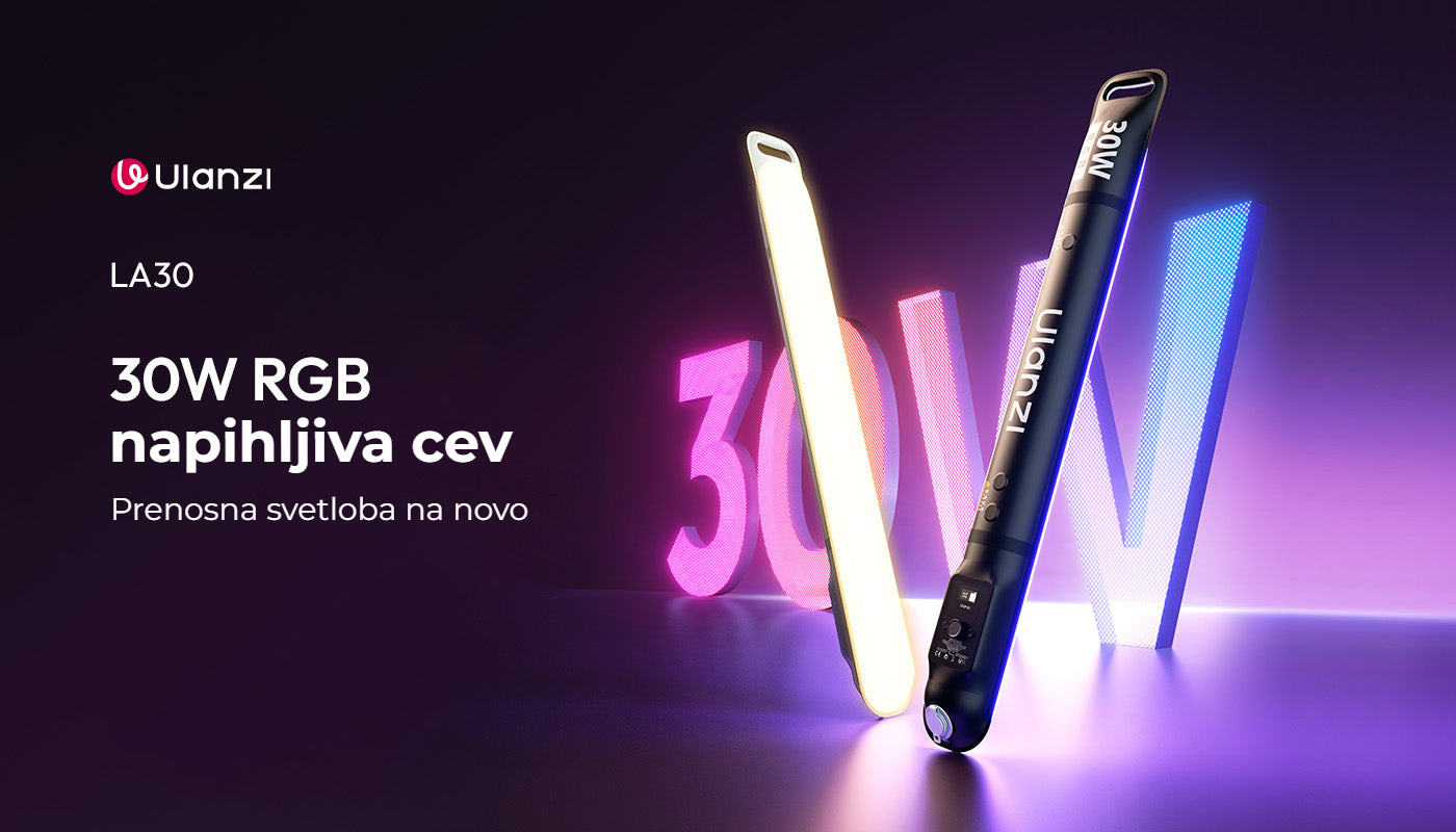 Ulanzi LA30 nafukovací RGB trubicové světlo