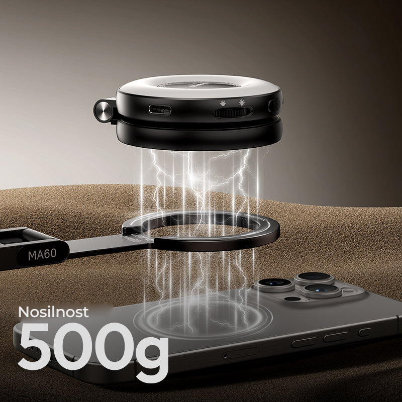 Ulanzi MA60 magnetický stativ (černý) – Nosnost až 500 g