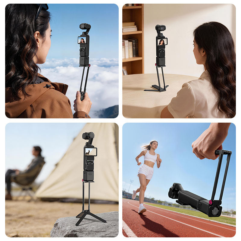 Ulanzi MA66 magnetický ministativ pro DJI Osmo Pocket 3/4 – Čtyři režimy podle situace