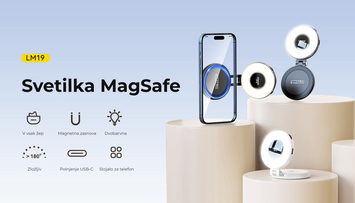 Ulanzi LM19 MagSafe světlo černé