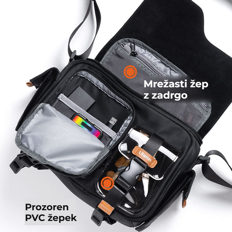 Ulanzi MS12 brašna černá – Kapsy pro drobnosti