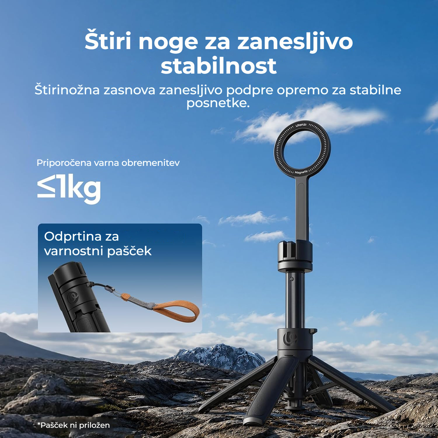 Ulanzi MT18 MagSafe – Čtyři nohy pro stabilitu