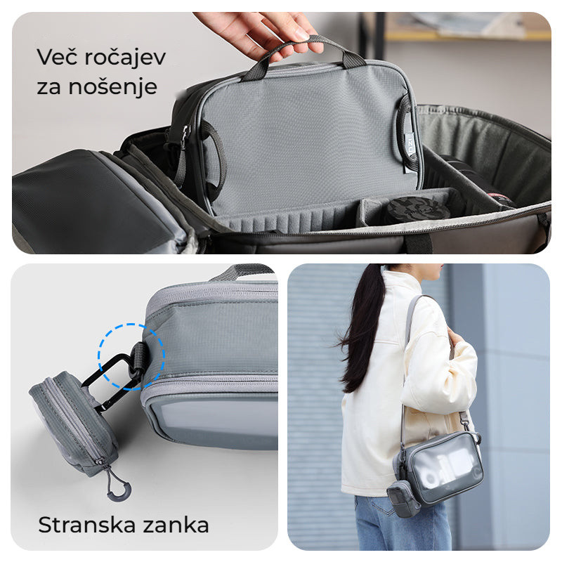 Ulanzi BP15 SeeClear Tech Pouch L – Držadla a boční poutko