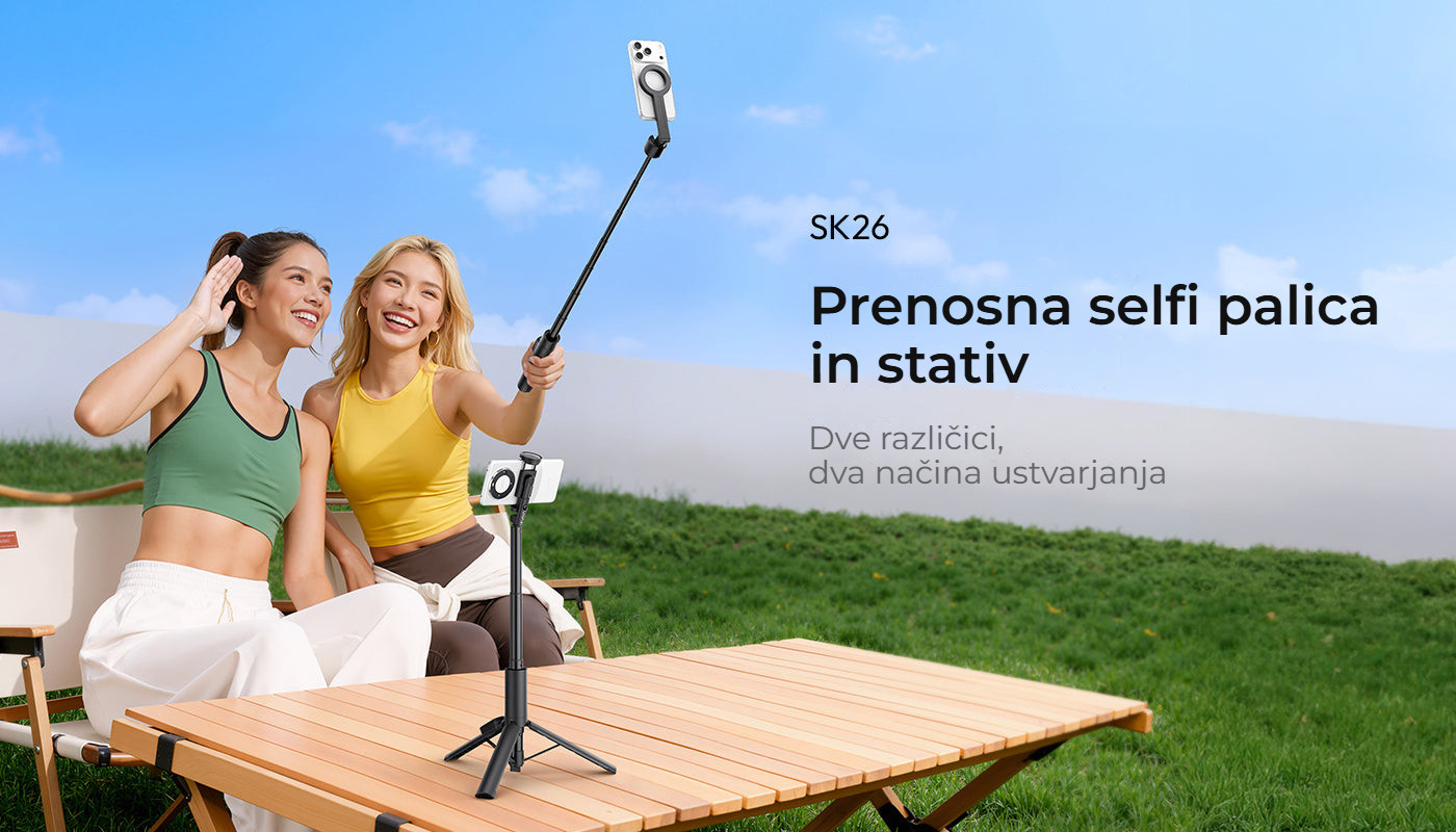 Ulanzi SK26 Portable Selfie Stick Tripod
