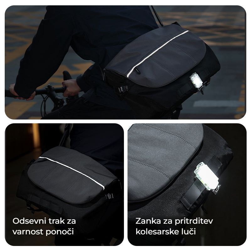Ulanzi TE88 Camera Shoulder Bag – Reflexní pruh a poutko na světlo