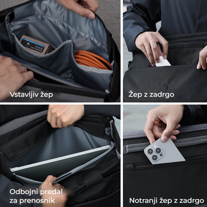 Ulanzi TE88 Camera Shoulder Bag – Kapsy pro drobnosti i notebook