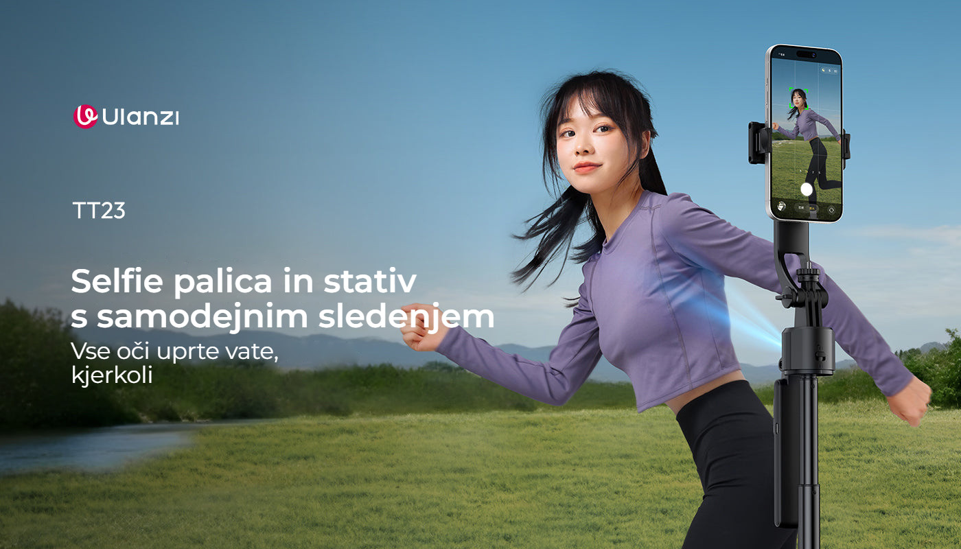 Ulanzi TT23 selfie tyč a stativ s automatickým sledováním