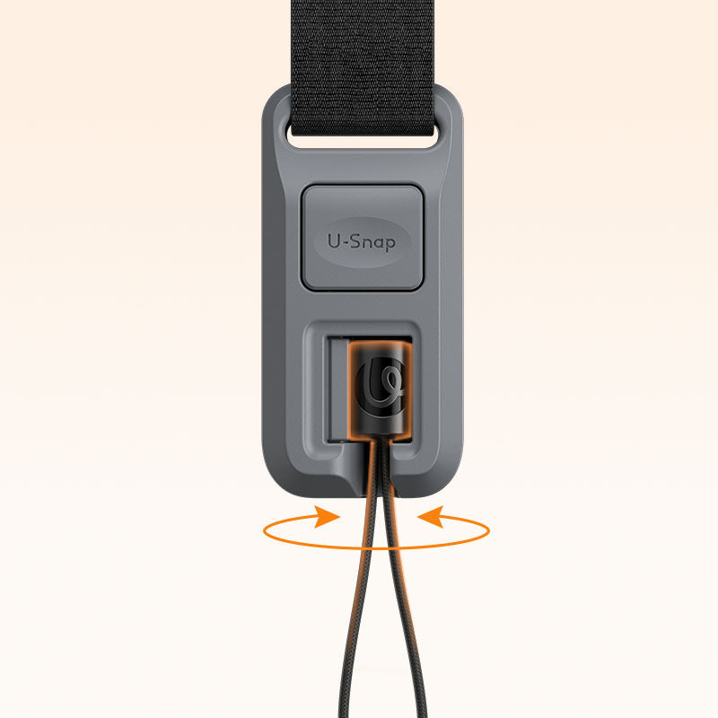 Ulanzi CSS2 U-Snap Camera Shoulder Strap Astral Blue – Válcové konektory proti zamotání