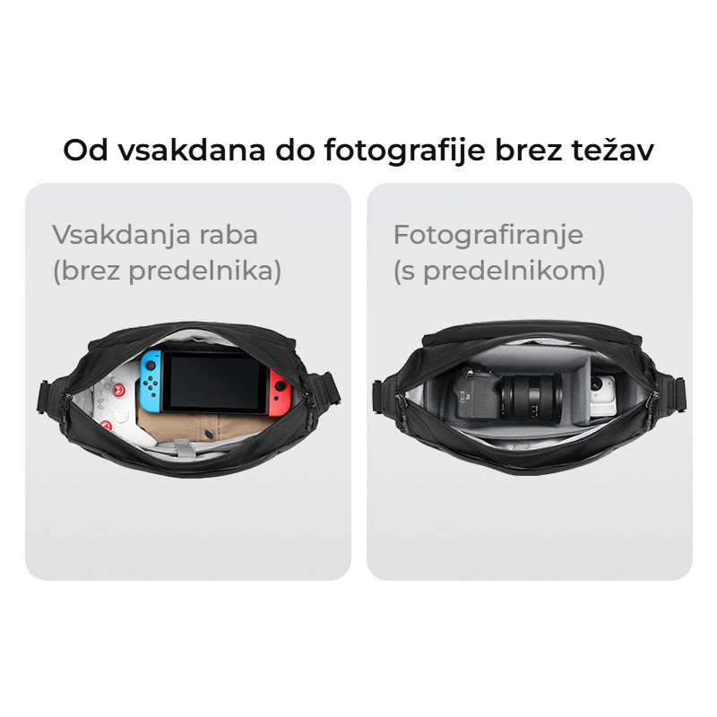 Ulanzi U023 Urban Daily Shoulder Bag – Od každodenního nošení k focení