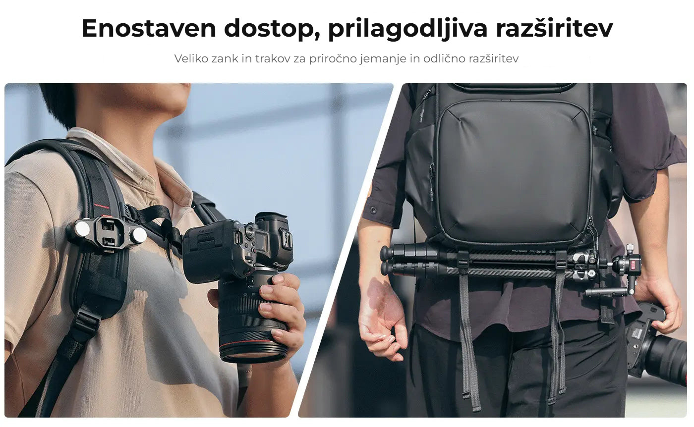 Ulanzi BP10 Hardshell Camera Backpack – Snadný přístup a rozšiřitelná výbava