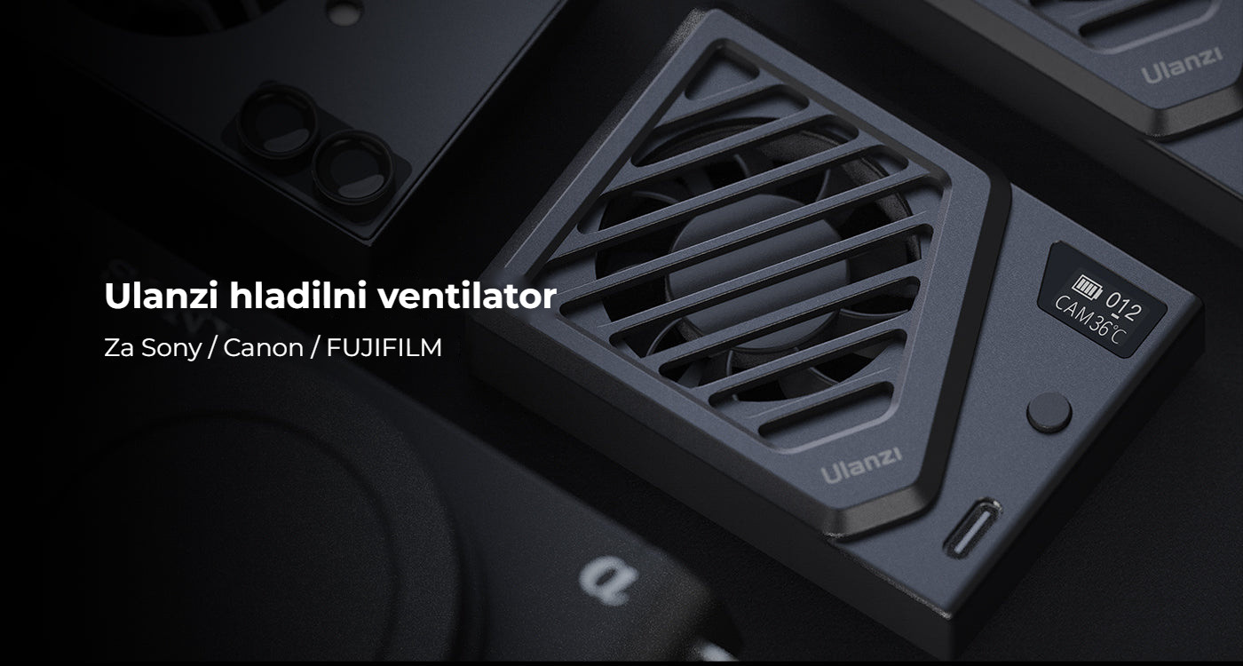 Ulanzi Camera Cooling Fan V3 stříbrný