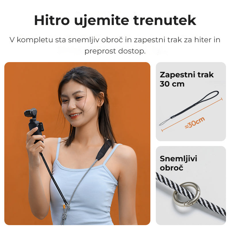 Ulanzi CO70 ochranný obal pro DJI Osmo Pocket 3 (černý) – Rychlý přístup ke kameře