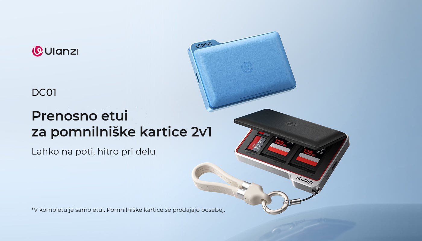 Ulanzi DC01 pouzdro na paměťové karty (modrá)