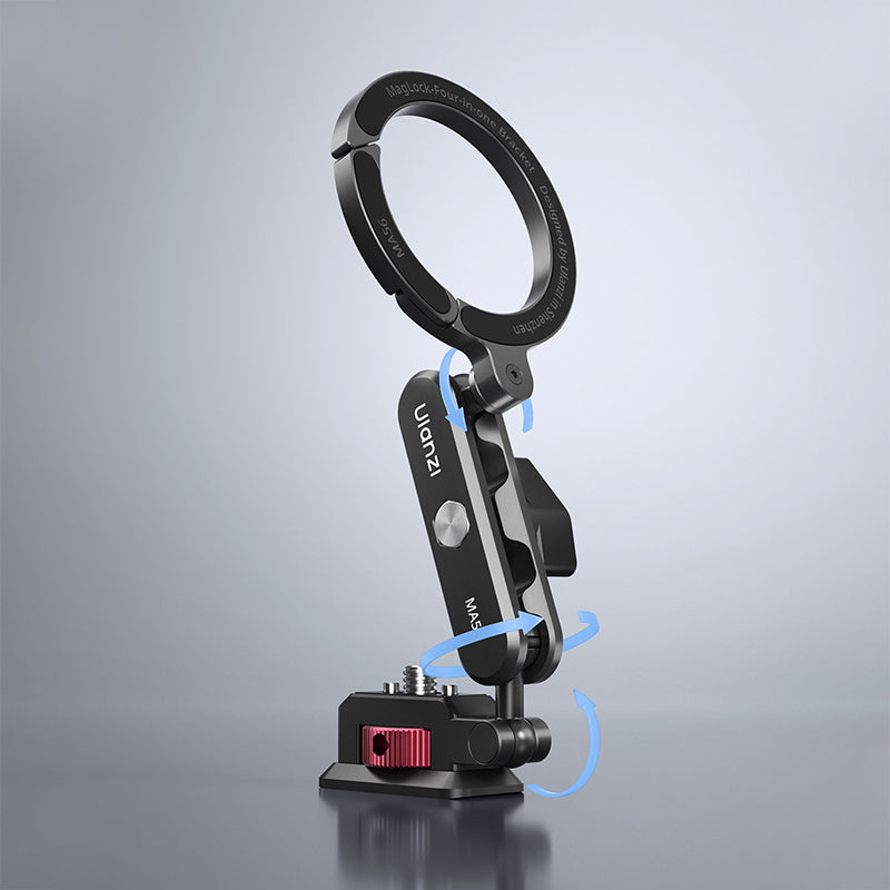 Ulanzi MA56 4-in-1 MagLock Phone Mount – Dvojitý kulový kloub s otáčením 360°