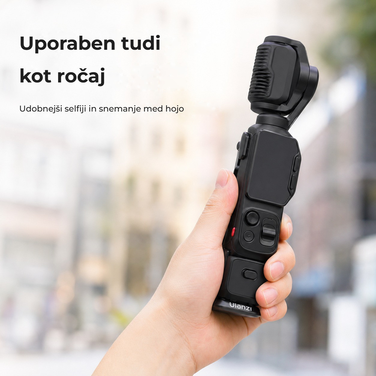 Ulanzi MA66L Black – Rukojeť pro selfie i vlog