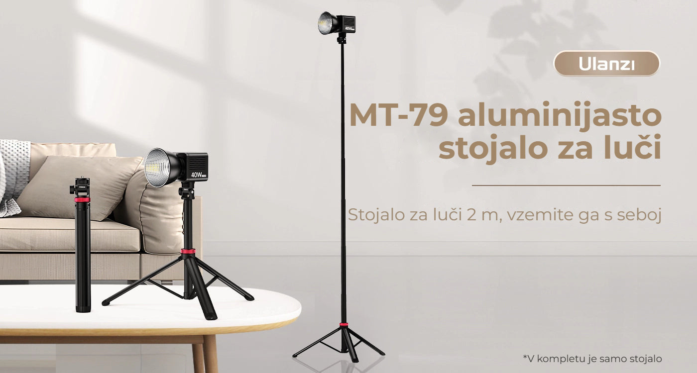 Ulanzi MT-79 hliníkový stativ pro světla