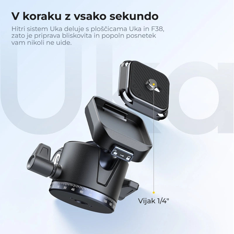 Ulanzi OMBRA Video II XIANG stativ – Rychloupínací systém Uka
