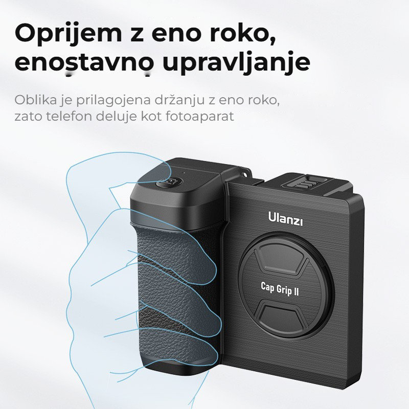Ulanzi CG01 Bluetooth Smartphone Camera Grip – Držení jednou rukou