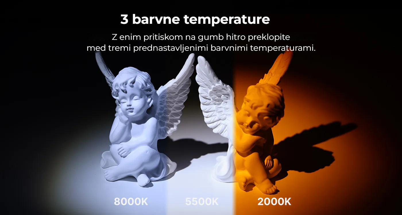 Ulanzi LM07 Videography Flashlight – 3 barevné teploty jedním tlačítkem